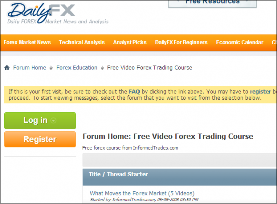 Forex forum canada