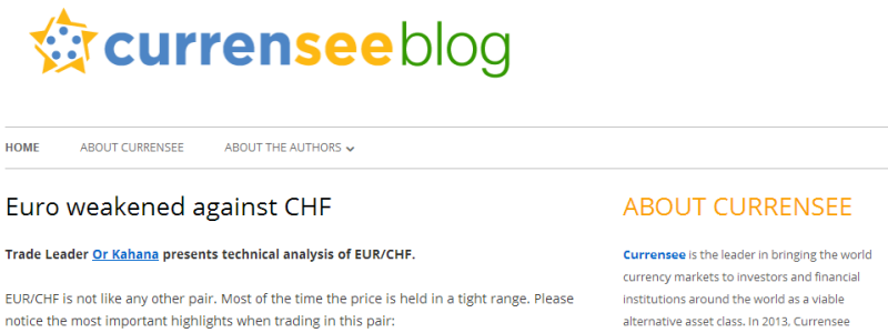 Currensee forex