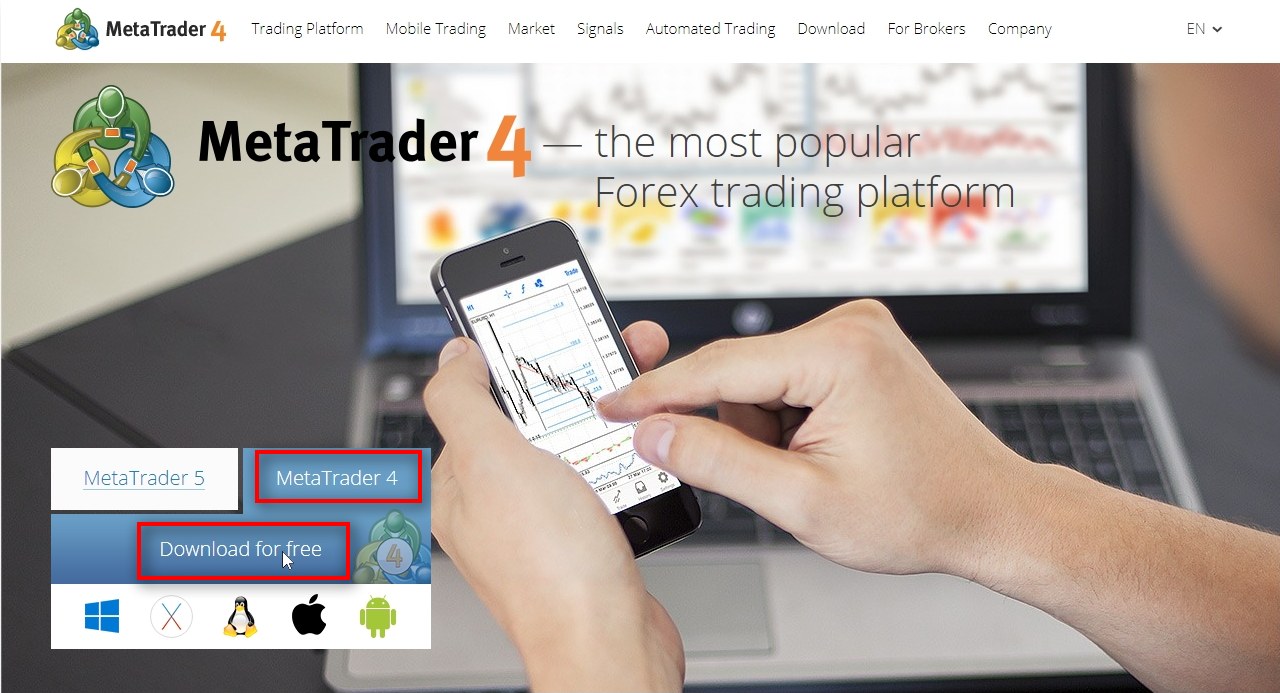 MT4 download from official website actually defaults to MT5 If you navigate to the official MetaTrader 4 website and try to download MT4 you'll see that it actually downloads the MT5 version. You cannot download MetaTrader 4 from the official website anymore.